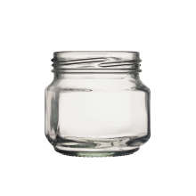 210ml Square Glass Short Jars