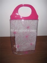 Air inflatable clear bag for gadget