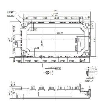 Igbt Power Module 7mbr100sb060-50 Igbt Module  Fujitsu Igbt Power Module