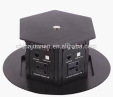 flush mounted desk socket