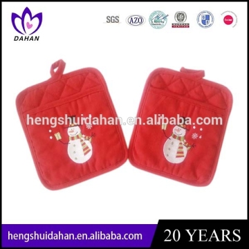 100% cotton x-mas oven mitts sets