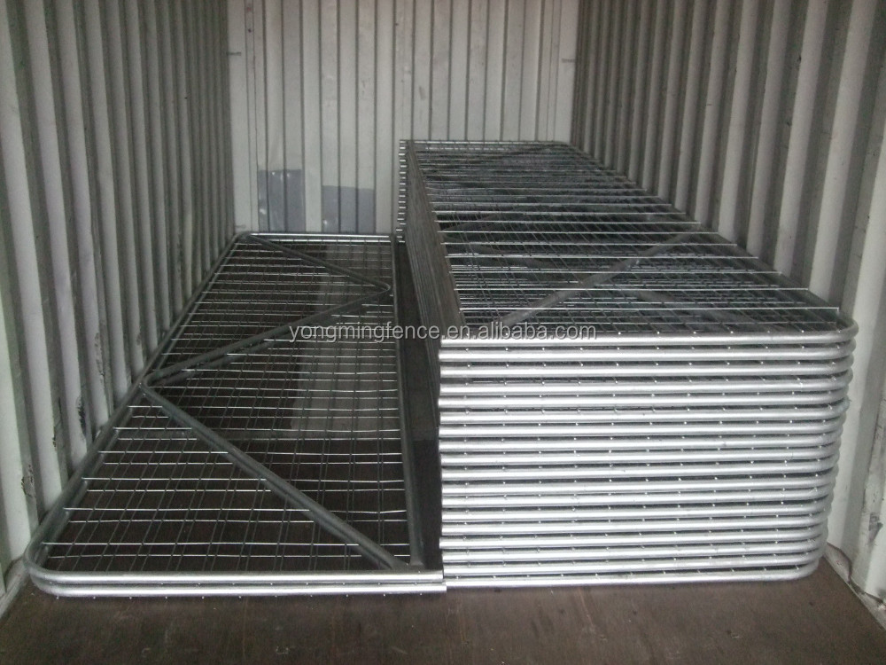 livestock fencing galvanized rural steel farm gate for sale