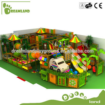 Popular jungle theme commercial indoor kids play gym equipment