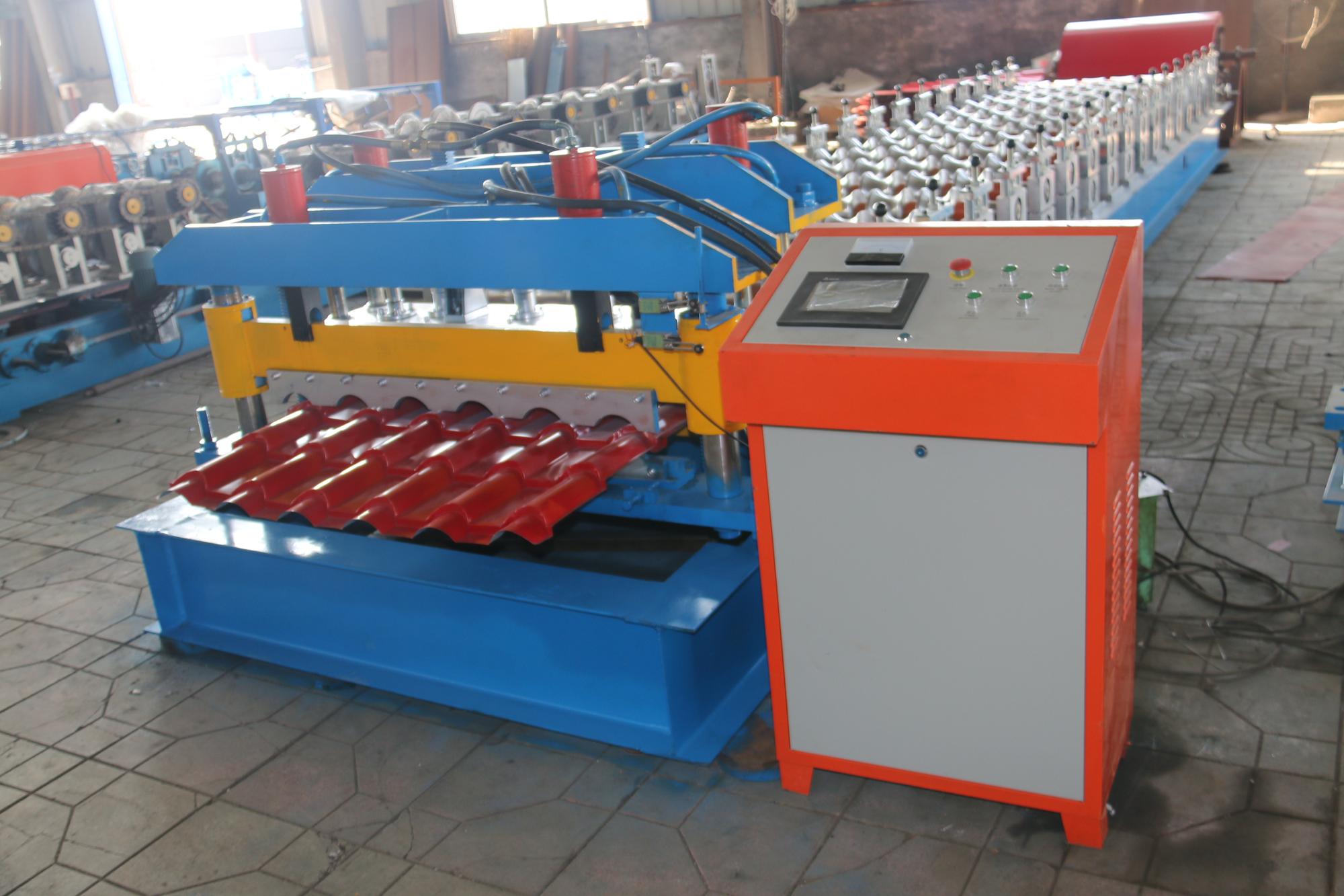 High efficiency popular in india glazed tile roll making machine series