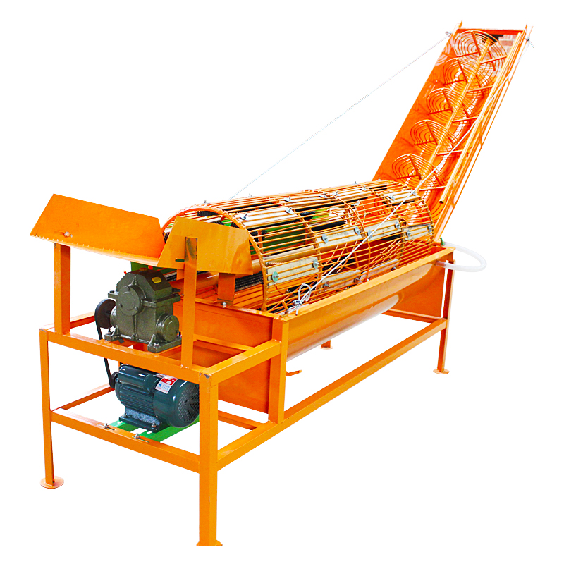 sweet potato industrial washing machine with conveyor