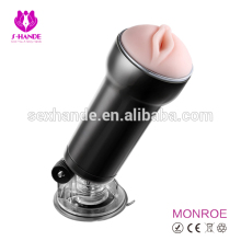 Soft artificial vagina flower vase male masturbation device