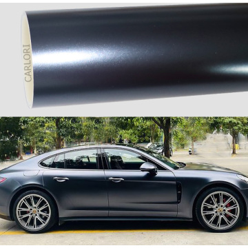 Satin metallesche Stuermbloe Auto wrap Vinyl