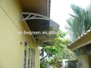 Fixed front door awning canopies for sun shade, rain shelter