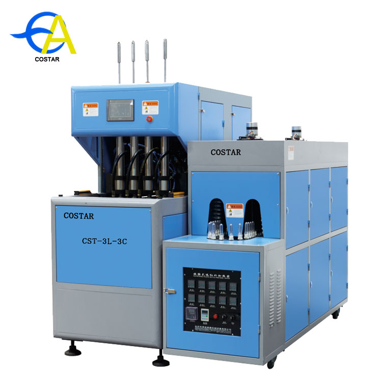 500ml 5L 10L blowing molding machine semi auto 2-4 cavity bottle blowing machine prices