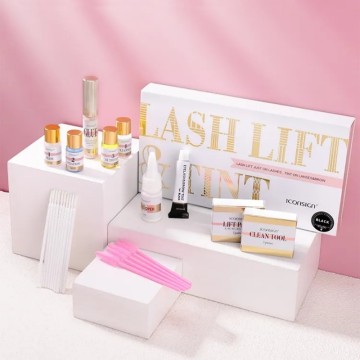 Lash Lift and Tint Kit: Eyelash Perm and Brow Tint Set with Custom Logo