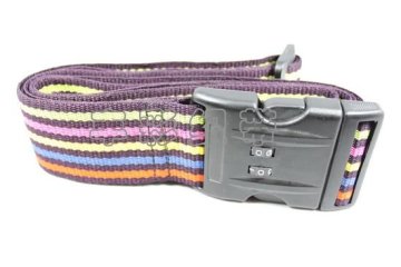 Rainbow polyester luggage belt