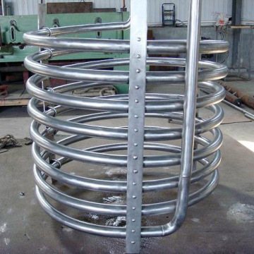 Titanium coil heat exchanger refrigeration heat exchange