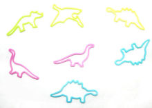 Sgs Approved Silicone Silly Rubber Band Dinosaur Shape With Solid ,tie Dye Color