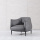 Elegant Armchair Leather Single Seater Lounge Sofa