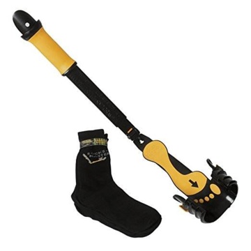 Adjustable Sock Aid Tool with Shoe Horn for Easy On and Off - Great for Limited Flexibility