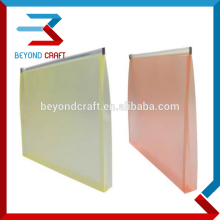 A5 A4 size clear plastic PP document file bag with zip lock