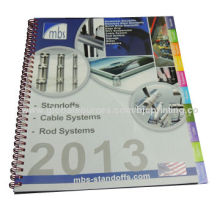 Company profile catalogue, color printing, coated paper