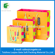 Large Cute Happy Birthday Gift Wrap Storage Bag