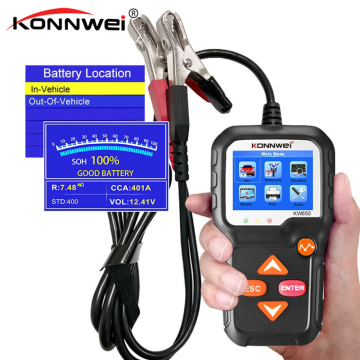 KONNWEI KW650 Car Battery Tester & Diagnostic Tool