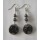 Hematite Taiji Earring