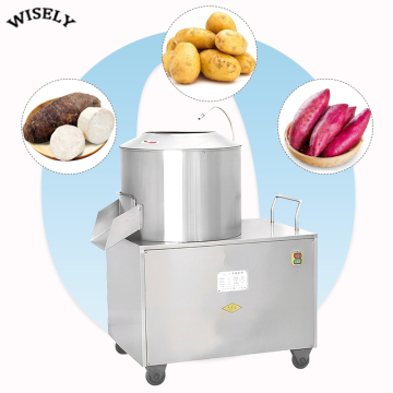 Ginger Cleaning and Peeling Machine: Potato Ginger Washer Brush Peeling Machine