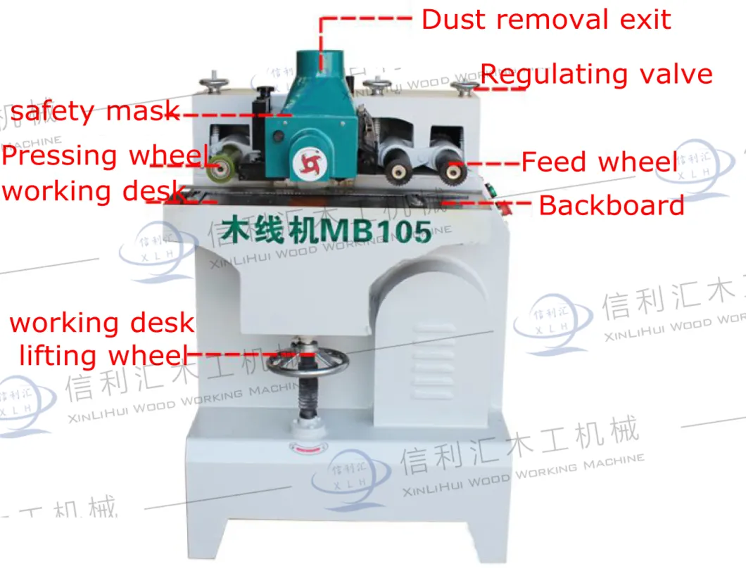 MB9016A Wooden Line Machine / Wood Lining Machine/ Woodworking Door Side Line Pressing Machine, Wood Calibration Machine