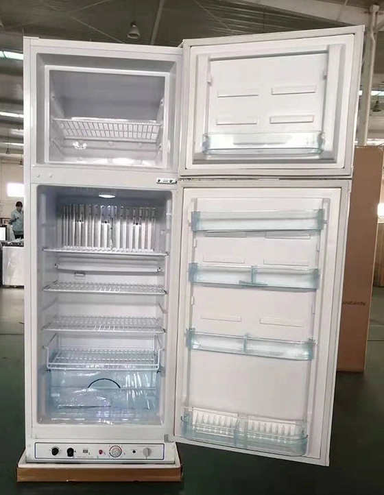 185L 225L 275L LPG AC DC Absorption Double Door Refrigerator for Sale