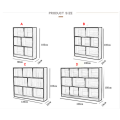 Багатофункціональна невелика книжкова полиця або кубик-книжкова шафа