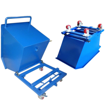 Steel Self-Tipping Bins and Dumping Hoppers for Waste Management Forklifts