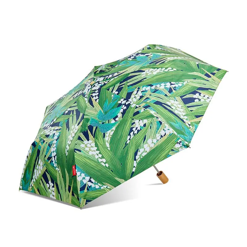 Strong Fold Umbrella Print Low Price Purple Mini Compact Manual Reinforced 210t Canopy Lightweight Wholesale Popular Custom