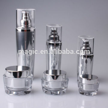 Hot selling Oval Shape cosmetics cream empty jar acrylic cream jar plastic cream jar