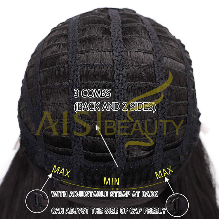 Aisi Beauty Wholesale Vendor 13x4 Long Wavy Natural Black Wig Afro Kinky Curly Synthetic Hair For Black Women Lace Front Wig