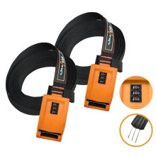 Tie Down Strap  3 Digit Resettable Combination Lockable Security Strap with steel wire