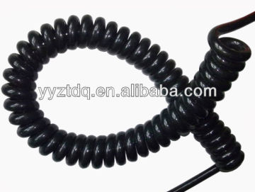 pu/pvc spiral cable