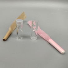 Clear Round Mouth Glass Smoking tips for Joints