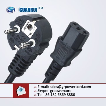 france power cable, NF power cord, european power extension cord