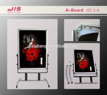 JIS3-6,Display board,Advertising board, Newly outdoor iron base double side poster board