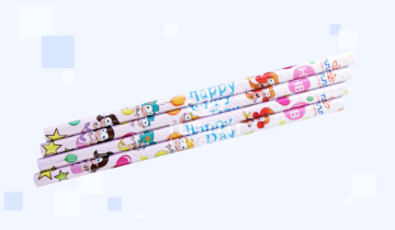 Transfer Printed Pencil with Dipping