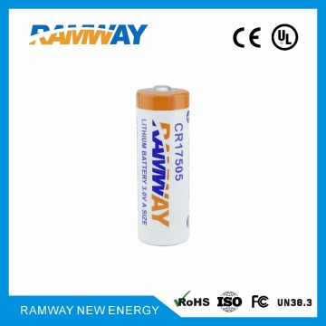 CR17505 battery,A size LiMnO2 battery,A size cr17505 3.0v lithium battery from Ramway