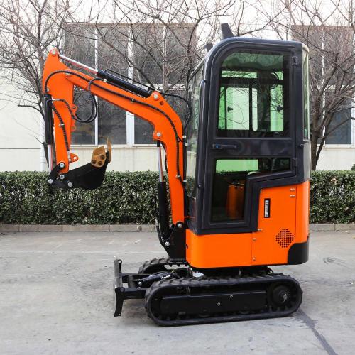 1 ton mini excavator dengan crawler ekstensi