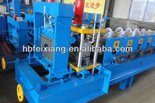 steel gutter formed machine