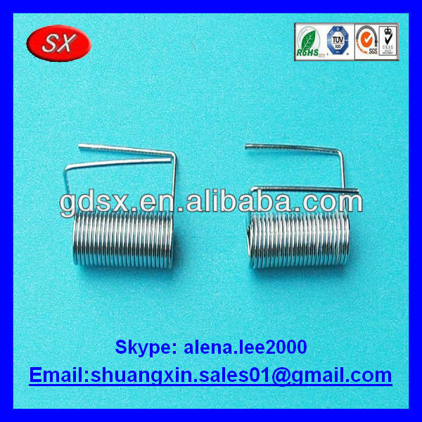 Customized stainless steel music wire adjustable torsion spring clip torsion metal spring for sofa factory