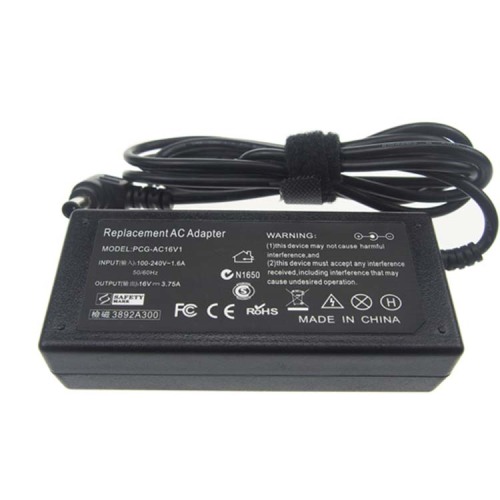 16V 3.75A Laptop Power Supply for Sony