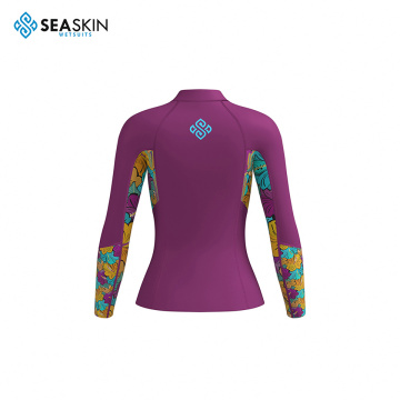 Sea Seaskin 2 mm Women Surfking Chaqueta Mantenga tela caliente