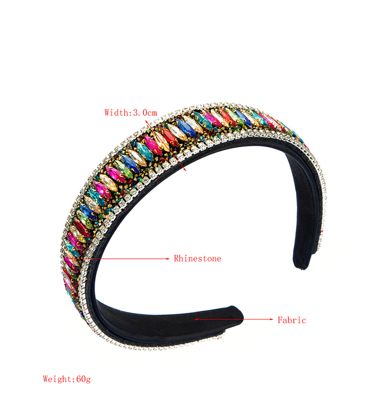 Sumando 2022 Jualan Panas Bergaya Rhinestone Bling Hairbands berwarna -warni