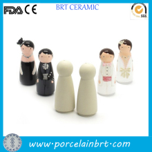 DIY painting unique groom bride Wedding Couple Figurine