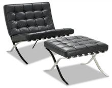 Barcelona Chair in Black PU