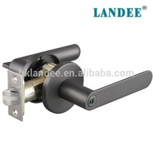 Lever handle door lock passage lockset