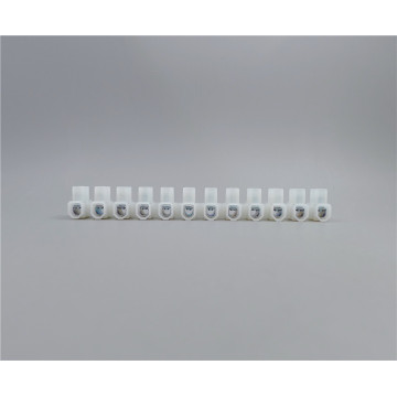 Polyamide66 Base plana 12 polos Conector de bloques terminales