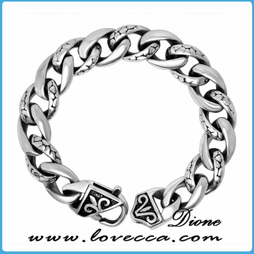 Fashion stainless steel charm bracelet bangle, new men's stainless steel bracelet